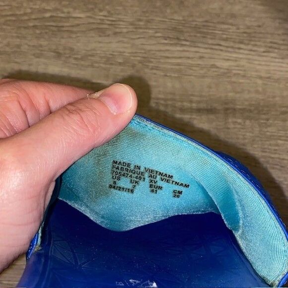 Nike Benassi Solarsoft Men\'s Size 8 Blue Teal 705474-401 Slides Sandals